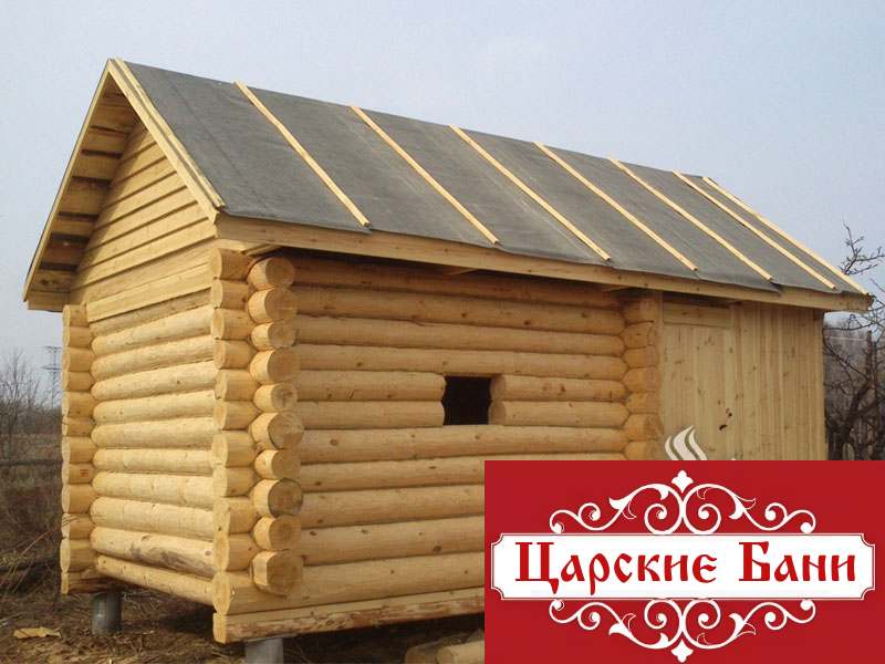 Сруб бани 4х4