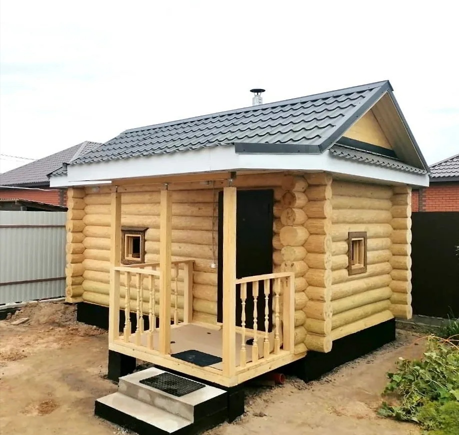 Выполненные работы бань под ключ №2